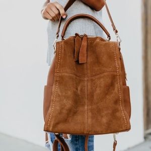 Brette Convertible Backpack (Camel)